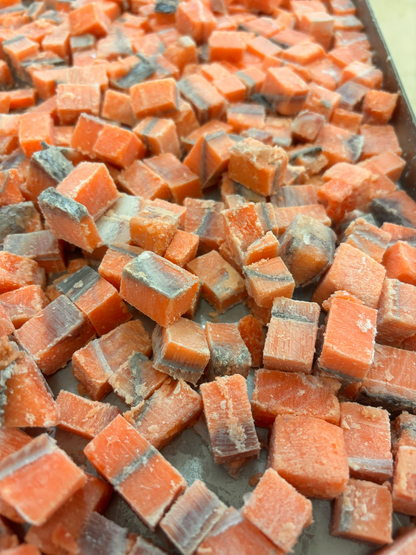 Freeze-dried King Salmon Cubes 50g