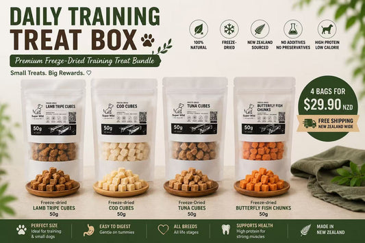 Daily Training Treat Box -  Premium Freeze-Dried Training Treat Bundle